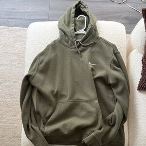 Nike Olive Green Pullover Hoodie